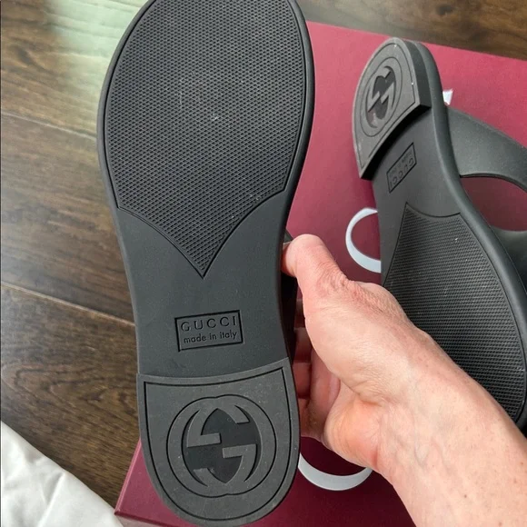 Gucci Horsebit Thong Sandals - Picture 4 of 7